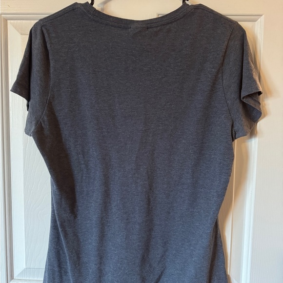 Cozy Cat Lover's Tee in Heather Blue - Picture 2 of 4